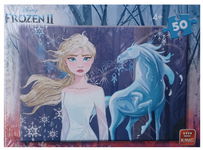 PUZZLE DISNEY FROZEN II KSIĘŻNICZKA Z KONIEM 50 SZTUK 30 X 20 CM DLA DZIECI