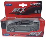 Nissan Gt-R Metalowy Kolekcjonerski Model Samochodu resorak welly 1;34