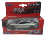 PORSCHE TAYCAN TURBO S metalowy kolekcjonerski model samochodu welly 1;34