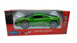 LAMBORGHINI 1:34 WELLY KOLEKCJONERSKI METALOWY MODEL SAMOCHODU Z NAPĘDEM Z
