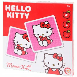 Gra logiczna KARCIANA DLA DZIECI MEMO XL HELLO KITTY 24 KARTY 1-4 OSOBY 3+