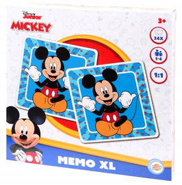 Gra logiczna KARCIANA DLA DZIECI MEMO XL DISNEY JUNIOR MICKEY 24 KARTY