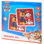 Gra logiczna DLA DZIECI MEMO XL PSI PATROL 24 KARTY 1-4 OSÓB NIKELODEON 3+