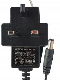 Zasilacz TEA09B-09060 UNIWERSALNY DEKODERY DVD TAŚMY LED SWITCH GPS 9v 0,6A