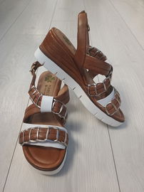 Sandały na Koturnie Marco Tozzi