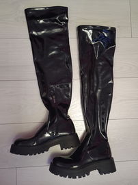 Kozaki za Kolano Lakierowane Pull & Bear