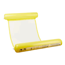 Materac wodny dmuchany leżak 128 x 80 żółty
