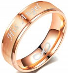 Pierścionek Różowe złoto His Angel Rose Gold Ring