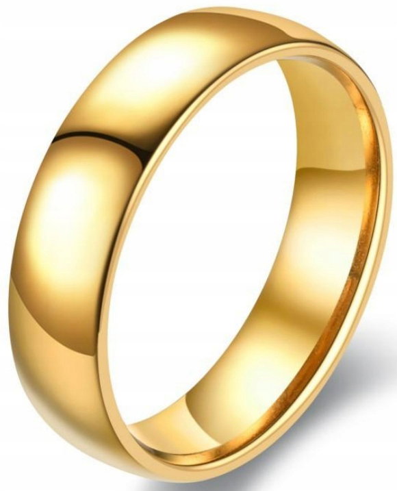 Złota Obrączka Pierścionek Pierścień Gold Ring