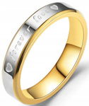 Złoty Pierścionek Forever Love Komplet Gold Ring