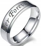 Srebrny Pierścionek Her Forever Pierścień Ring