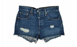 LEVIS 501 Damskie Spodenki Jeansowe Krótkie Szorty W26