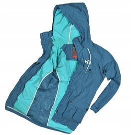 KARI TRAA Damska Lekka Funkcyjna Kurtka Wiatrówka Parka L