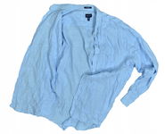 GANT The Linen Shirt Lniana Błękitna Koszula Męska Regular 3XL 47/48