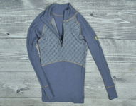 JANUS Damska Koszulka Termoaktywna Merino Wool Zip Neck S