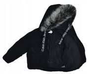 CALVIN KLEIN JEANS Short Puffer Zimowa Kurtka Damska L