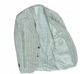 SUITSUPPLY Linen Silk Cotton Blend Marynarka Old Money Lazio Slim 52