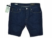 JACK JONES Męskie Spodenki Jeansowe Regular Fit L