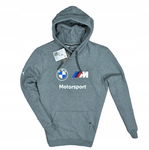 PUMA BMW Motorsport Essentials Fleece Bluza z Kapturem Męska Nowa L