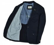 CAMEL ACTIVE Granatowa Bawełniana Marynarka Cotton Twill Męska 52