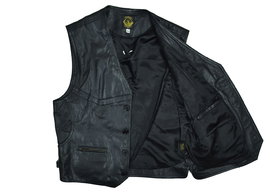 MONTANA Skórzana Kamizelka Męska XL