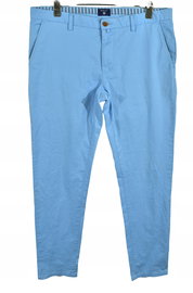 GANT Materiałowe Spodnie Męskie Chinosy Slim W34 L34