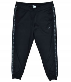 NIKE Czarne Damskie Spodnie Dresowe z Lampsem L