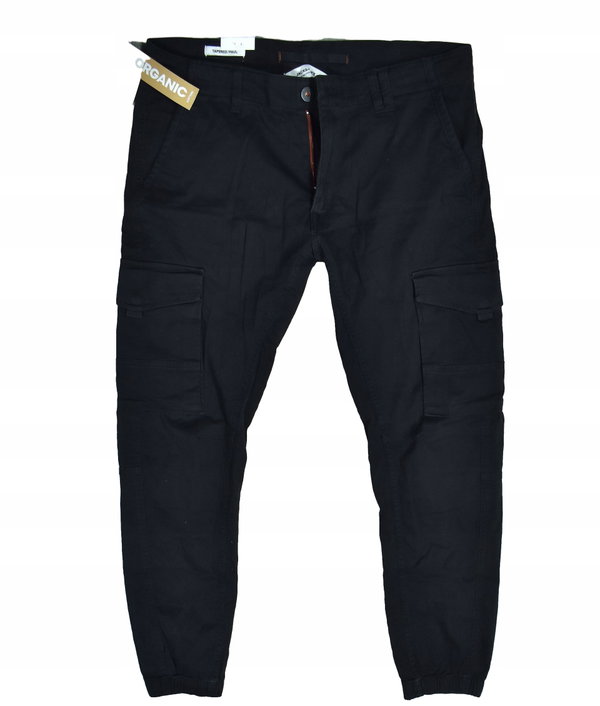 JACK JONES Tapered Paul Spodnie Męskie Cargo Joggery W33 L32