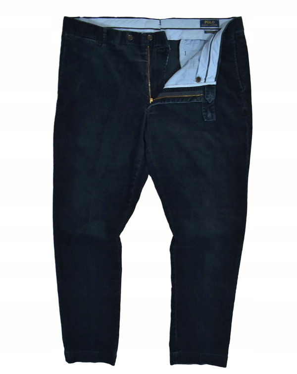 RALPH LAUREN Stretch Slim Fit Sztruksowe Spodnie Chinos W36 L32