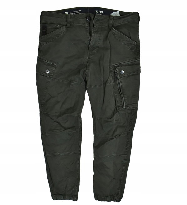 G STAR RAW Roxic Straight Tapered Spodnie Męskie Cargo W33 L32