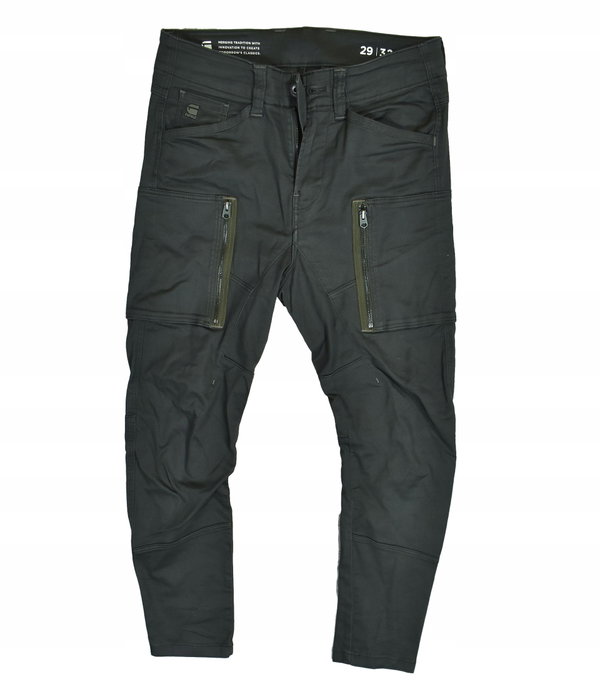 G STAR RAW Zip 3d Pocket Skinny Cargo Spodnie Męskie W29 L32