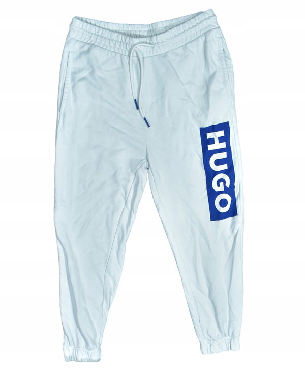 HUGO BOSS Białe Męskie Spodnie Dresowe Model Nuram M