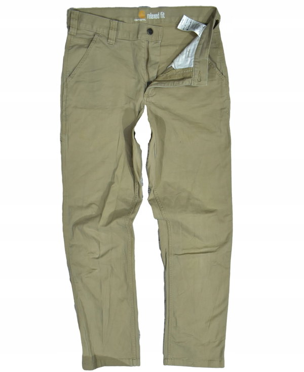 CARHARTT Beżowe Spodnie Męskie Relaxed Fit W31 L34