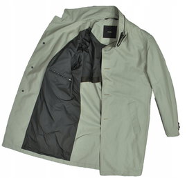 WINDOR Lekki Beżowy Jednorzędowy Płaszcz Męski 52