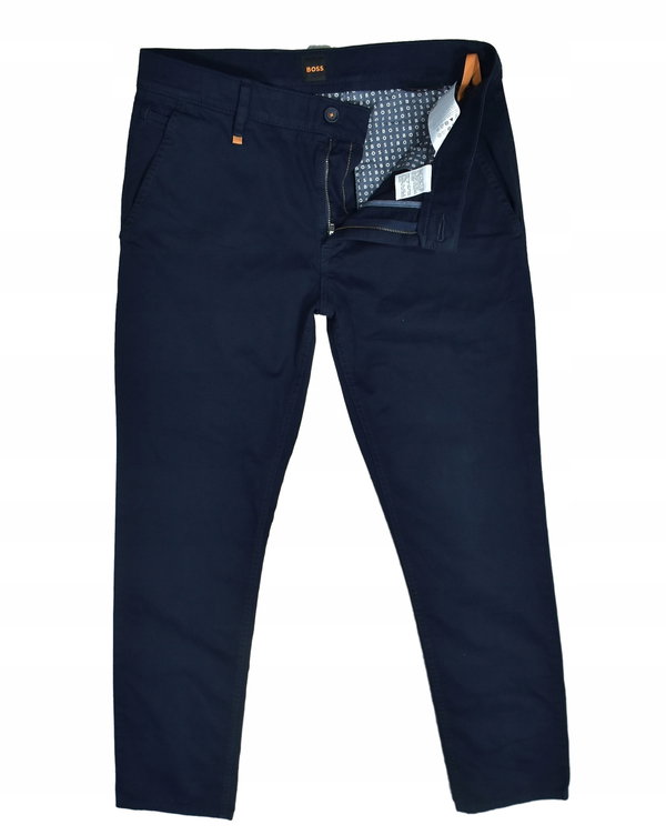 HUGO BOSS Granatowe Spodnie Męskie Schino Slim W33 L32