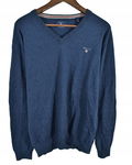 GANT Sweter Męski V Neck Cotton Wool L