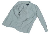 RALPH LAUREN Koszula w Paski w Stylu Old Money Slim Fit M