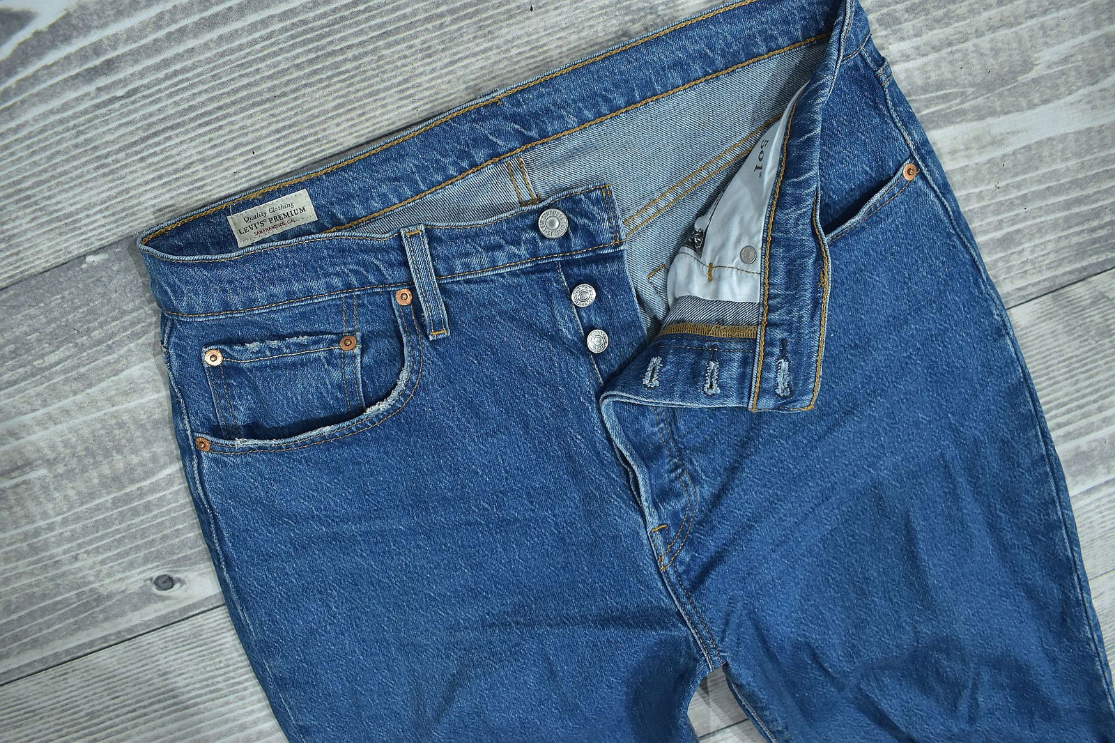 LEVIS 501 Spodnie Jeansowe Damskie Jeansy W32 L28 | Taniey.PL