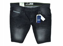 TOM TAILOR Regular Slim Josh Męskie Spodenki Jeansowe W38