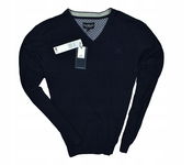 JEAN PAUL Gerard V-Neck Bawełniany Sweter Męski L