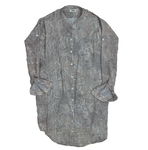 ACNE Szyfonowa Koszula Spellbinder Snake Print Tunika 36