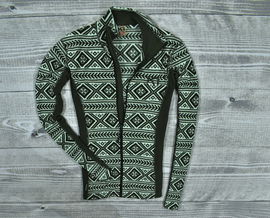 KARI TRAA Damska Bluza Polarowa na Zamek Polar / S