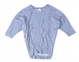 ALYSI Szara Designerska Bluza Damska Premium 36