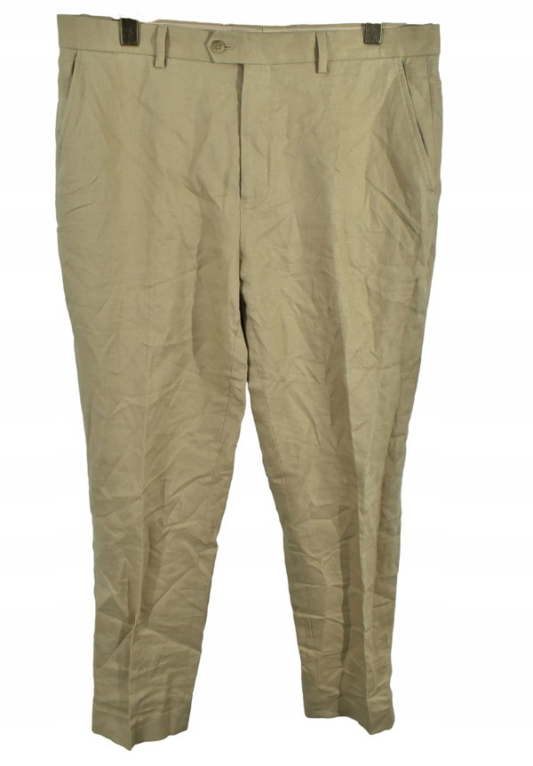 RACING GREEN 100% Lniane Spodnie Męskie 36
