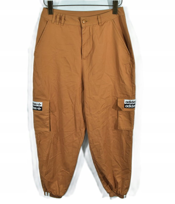ADIDAS Damskie Spodnie Cargo z Bawełny Twill 36