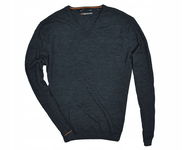 JOEMERINO Wełniany Sweter Męski Vneck XXL