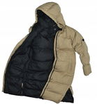 SUPERDRY Studios Zimowy Pikowany Płaszcz Damski 36