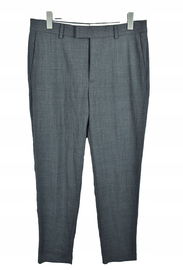 MANGO Tailored Męskie Wełniane Spodnie Slim Fit 30