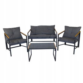 Zestaw mebli na TARAS ogrodowych sofa fotele stolik TARASOWE komplet METAL