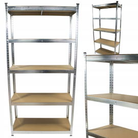 Regał METALOWY magazynowy 5 półek do piwnicy 180x90x40 STABILNY 875kg mocny